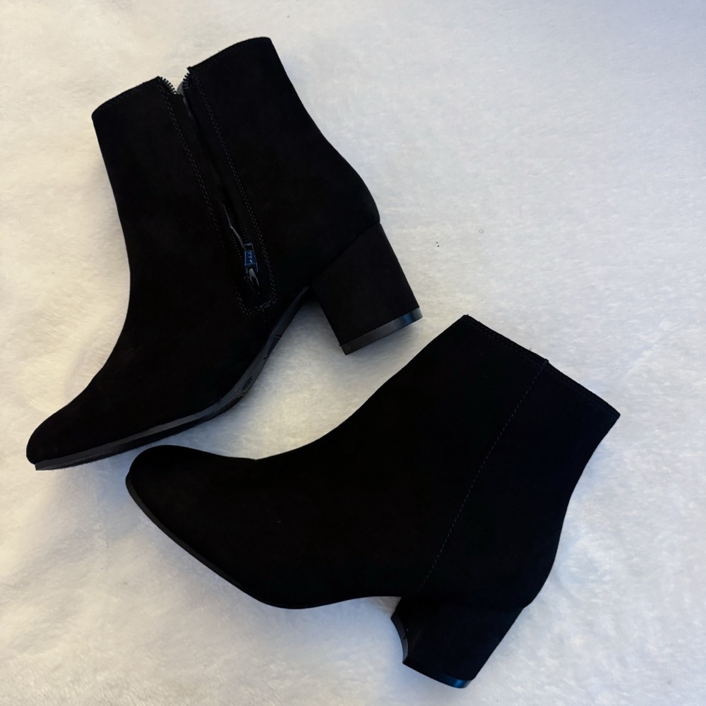 Black Mid Boots - Size 8